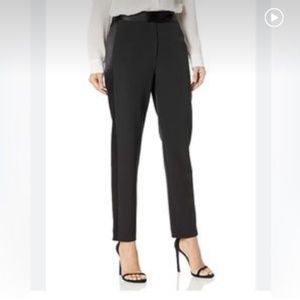 Women's Black Theory Tuxedo strip pant size 8